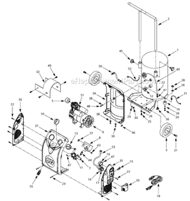 Part Location Diagram of HM002900AV Campbell Hausfeld Filter Side Shroud Panel For